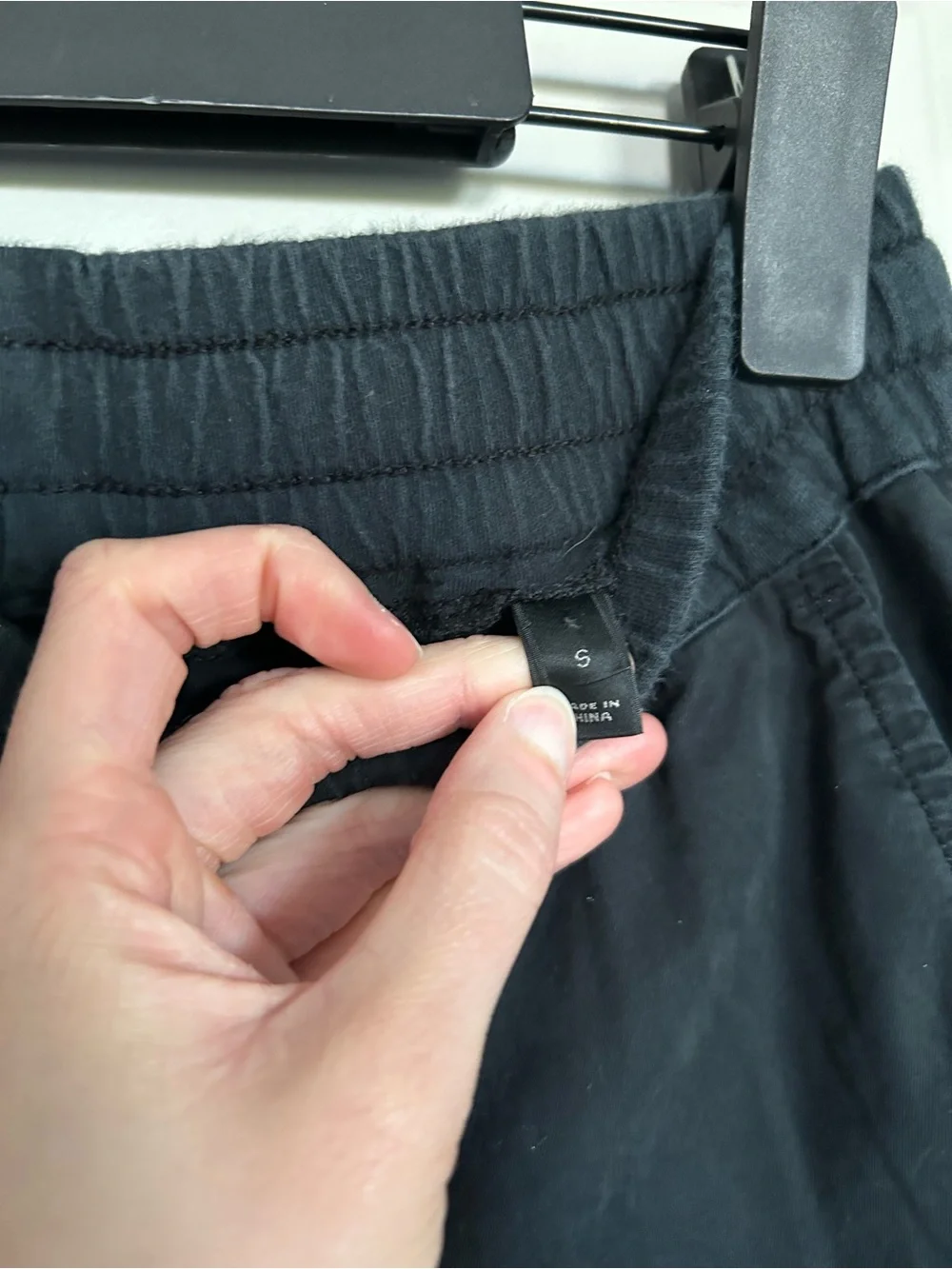 J. Crew Men's Black Drawstring Jogger Pants